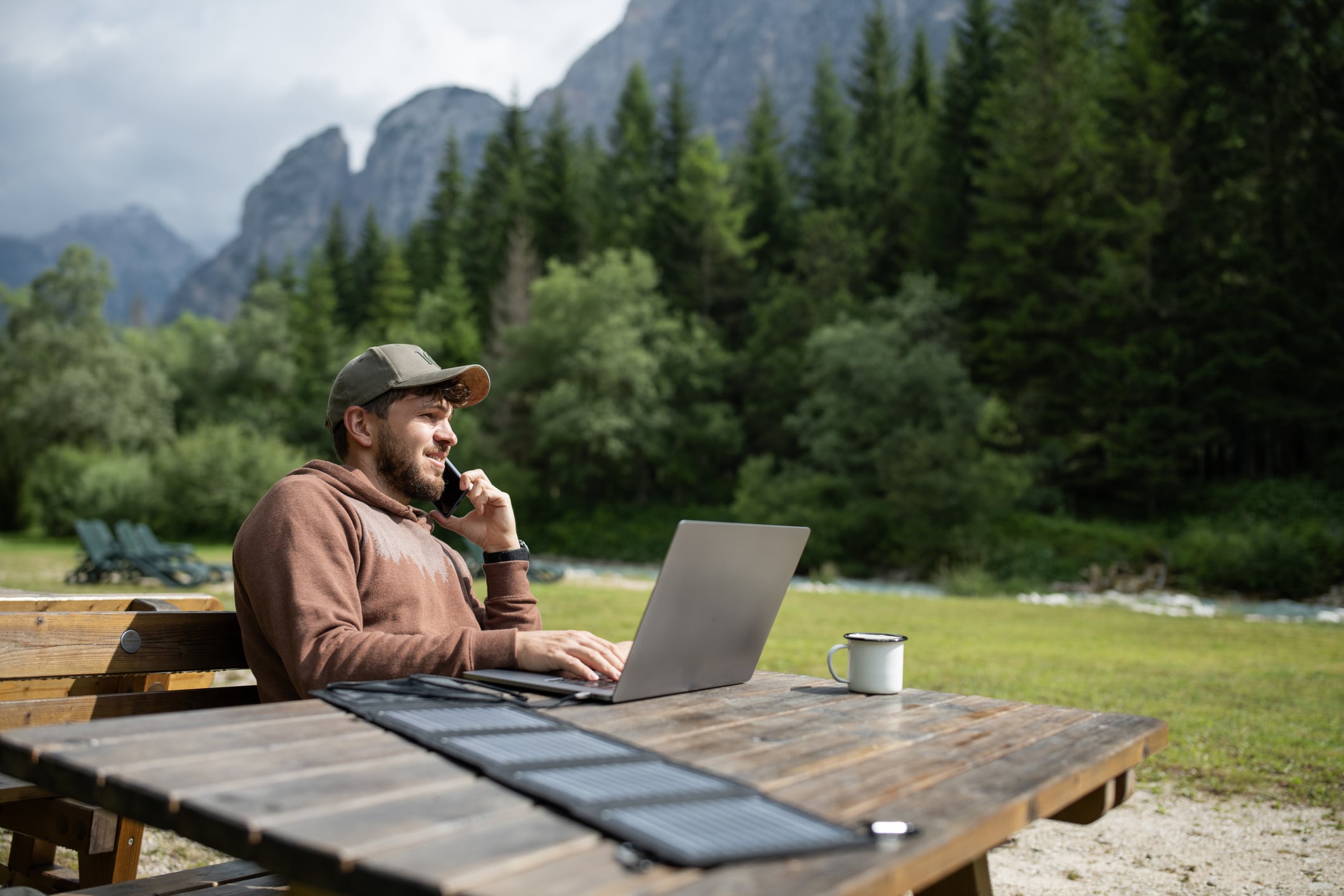 woman using smartphone